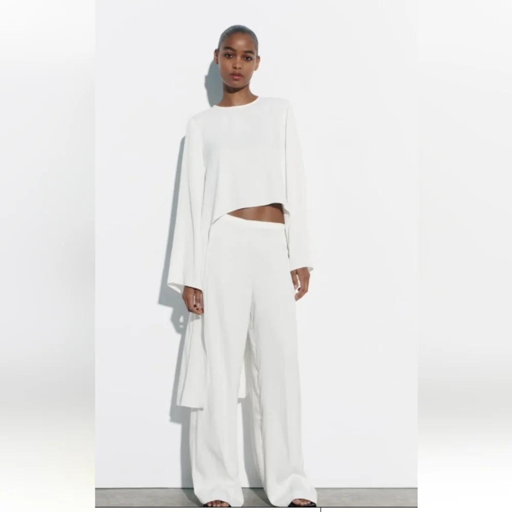 Zara Palazzo Pants Made of Viscose blend